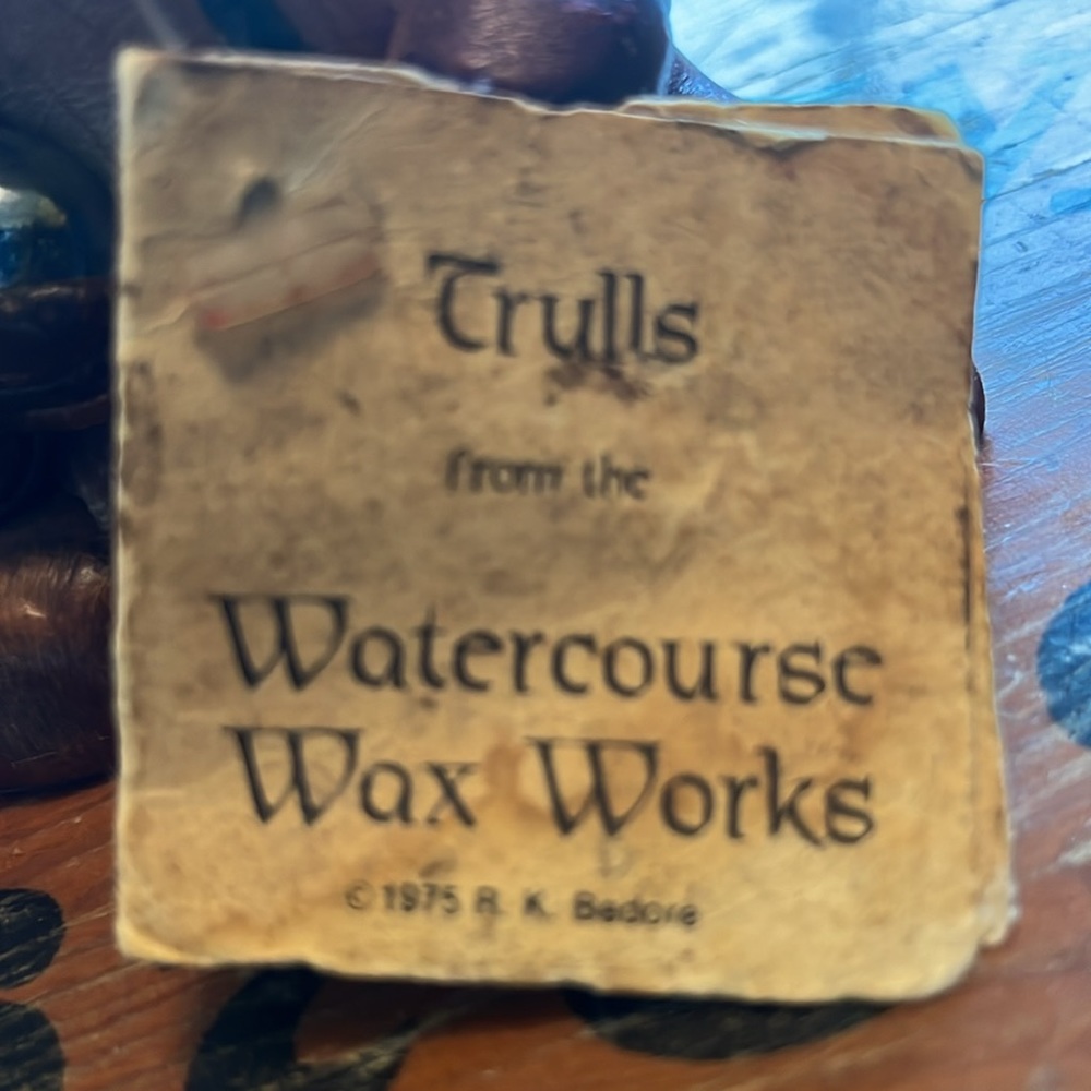 🧙🏽‍♂️WATERCOURSE WAX WORKS WIZARD TRULLS VINTAGE 1975🕯️CANDLE BY RICK BEDORE - Picture 8 of 16